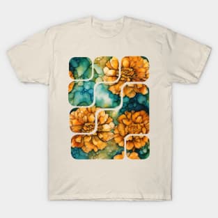 Marigold flowers pattern T-Shirt